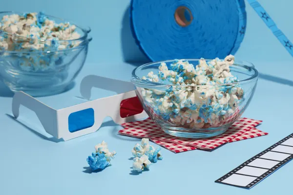 Movie Night Popcorn Glasses by Julia Ramiro