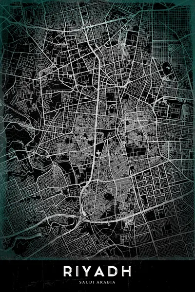 Riyadh City Map by StudioSix