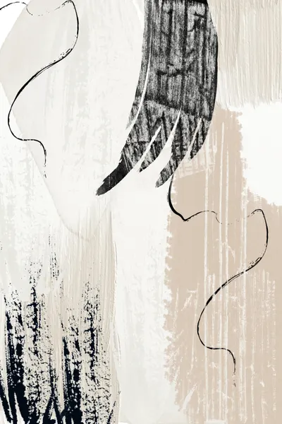 Abstract Neutral Strokes by Sally Ann Moss