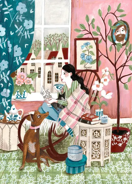 Love of reading by Caroline Bonne Müller