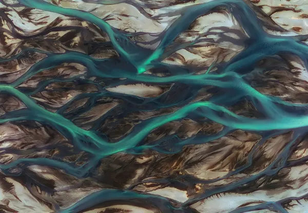 Turquoise Braided River by queverenislandia.es