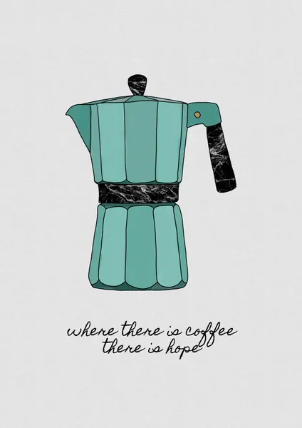 Morning Coffee Hope by Orara Studio