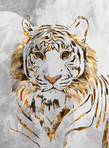 Golden White Tiger by Sarah Manovski