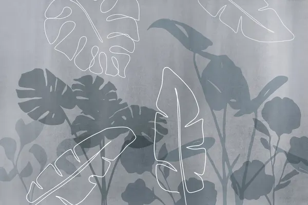 Serene Tropical Leaves by Andrea Haase