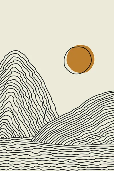 Minimalist Mountain Horizon by jay stanley