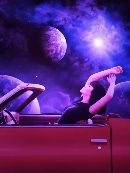 Cosmic Night Drive by Ritvik takkar