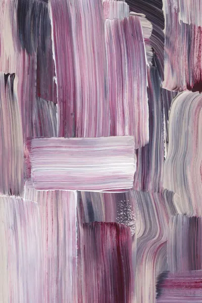 Bold Brushstrokes in Shades of Violet and Pink by uplusmestudio