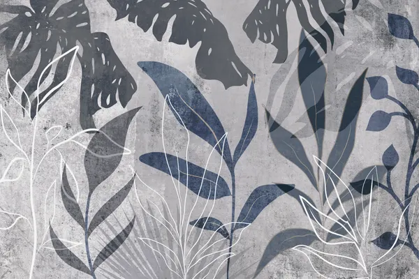 Abstract Botanical Leaves by Andrea Haase