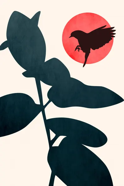 Japanese Bird by Kubistika
