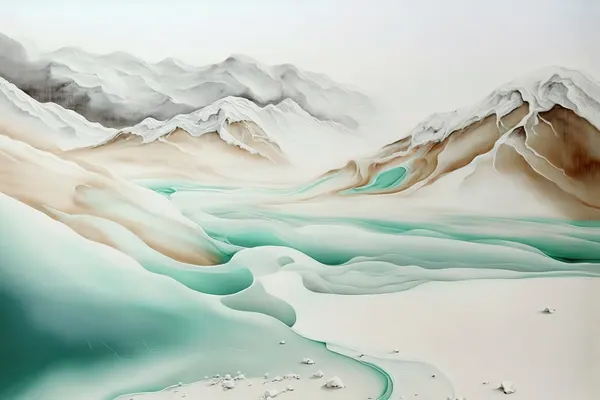 Tranquil Alpine Flow by Treechild