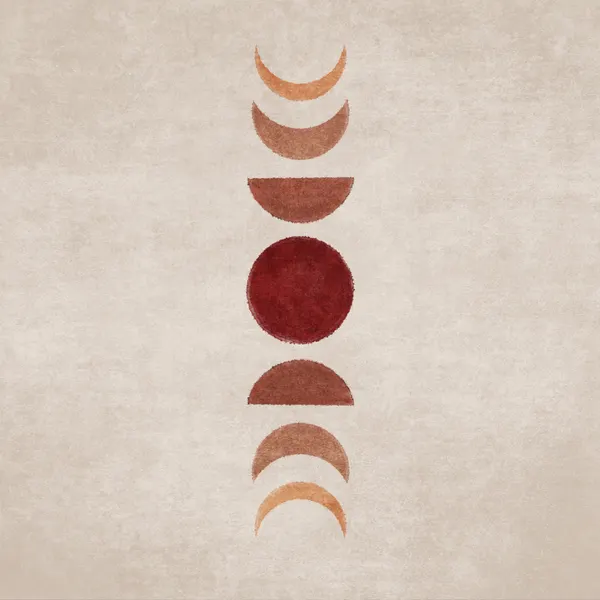 Lunar Phases by Emel Tunaboylu