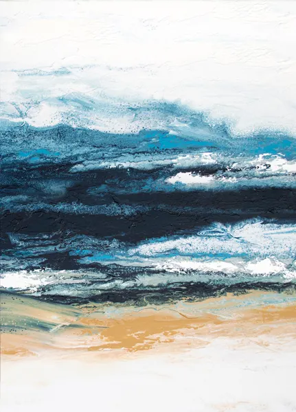 Abstract Ocean Layers by Alyson Storms