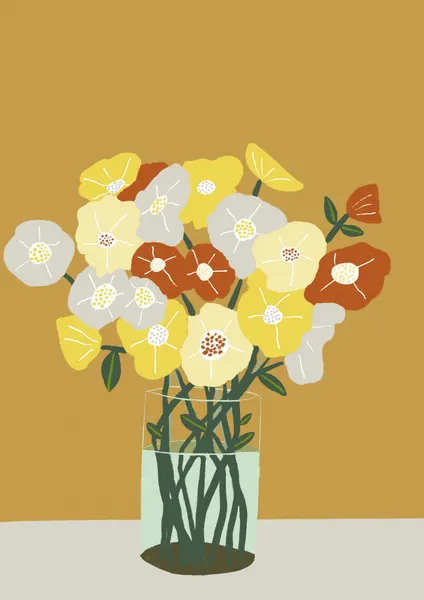 Warm Floral Bouquet by Sharyn Bursic