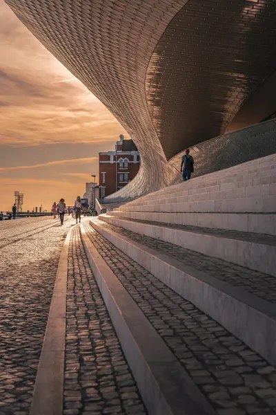 Golden Hour Architecture Steps by Abilio Oliveira