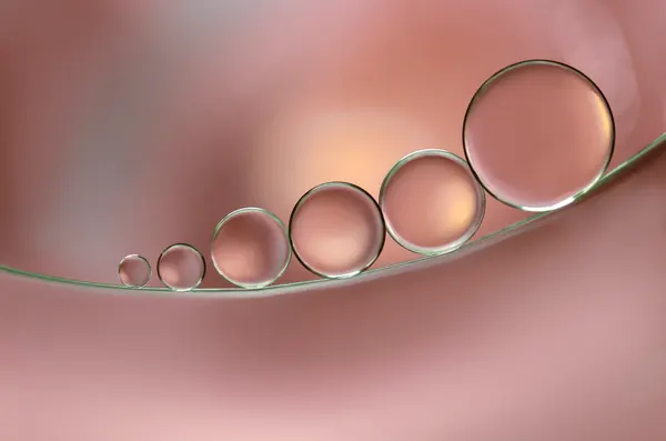Warm Pink Spheres by Rina Barbieri