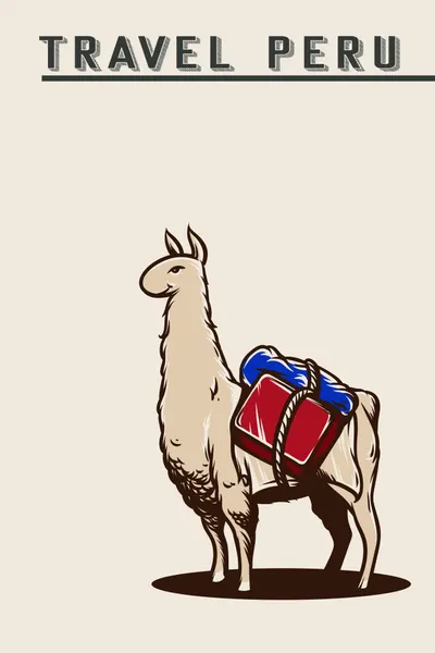 Peruvian Llama Travel by jay stanley