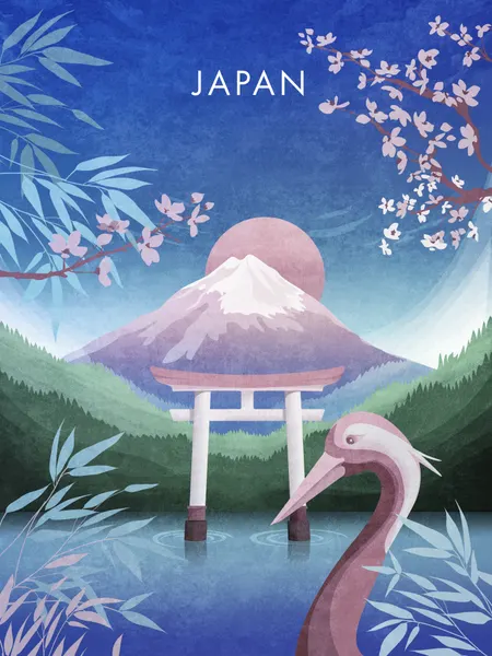 Tranquil Japan Dream by Emel Tunaboylu