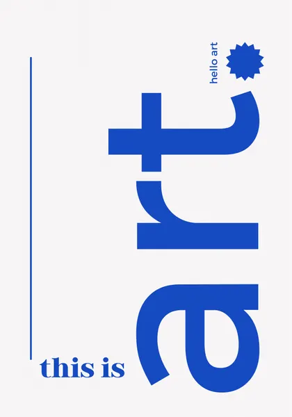Hello Bold Typography by Athene Fritsch