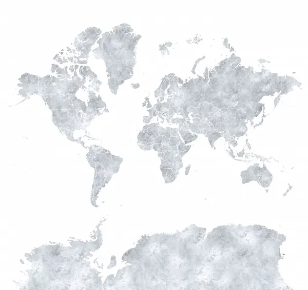 Textured World Map by Rosana Laiz Blursbyai