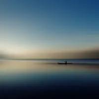 Lone Kayaker Serenity by Cie Shin