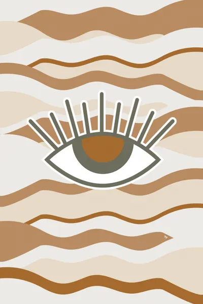 Mystic Eye Desert Waves by Martina