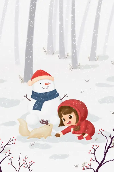 Winter Forest Friends by Xuan Thai