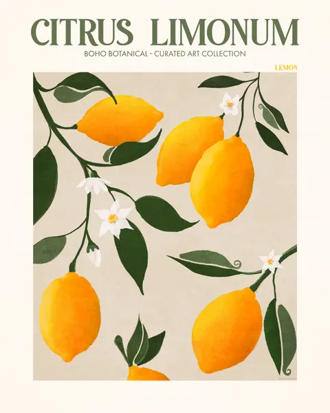 Golden Citrus Delight by Emel Tunaboylu