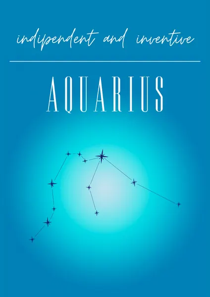 Glowing Aquarius Constellation by Amélie