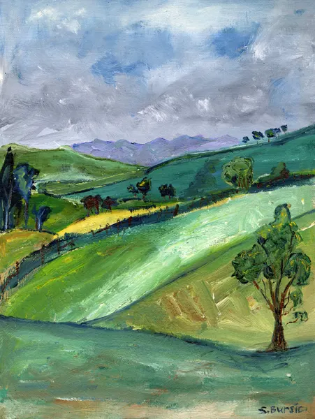Rolling Green Hills by Sharyn Bursic