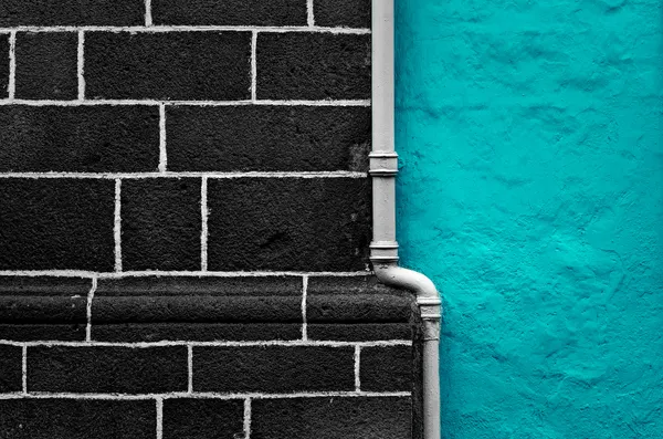 Teal Wall Contrast by Alfonso Novillo