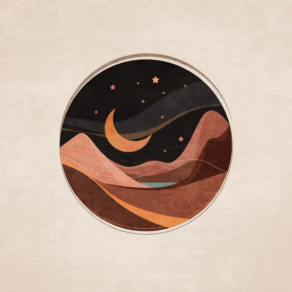 Desert Nightscape by Emel Tunaboylu