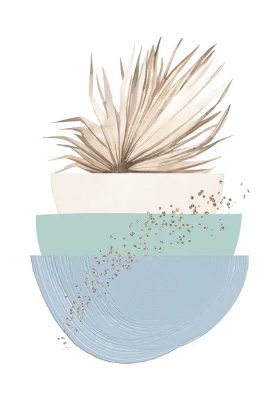 Boho Botanical Stacks by Sally Ann Moss