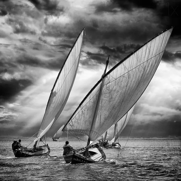 Dramatic Sailing Race by Angel Villalba