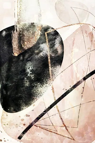 Abstract Gold Geometric Shapes by Rafal Kulik