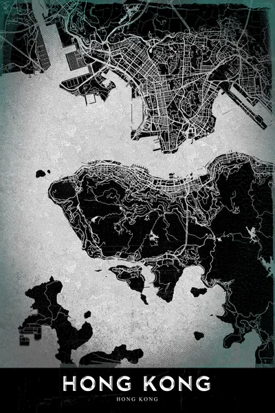 Hong Kong City Map by StudioSix