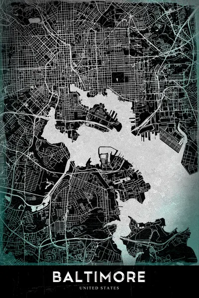 Baltimore City Map by StudioSix