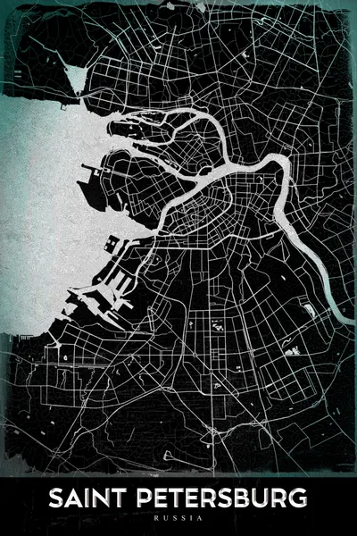 Saint Petersburg City Map by StudioSix
