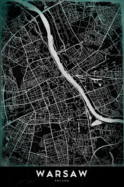 Warsaw City Map by StudioSix