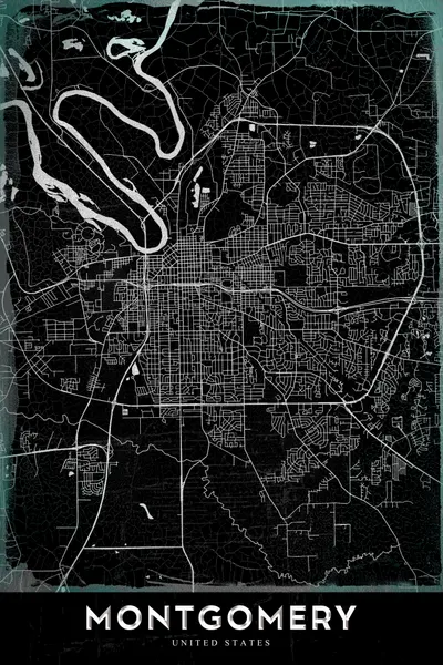 Montgomery City Map by StudioSix