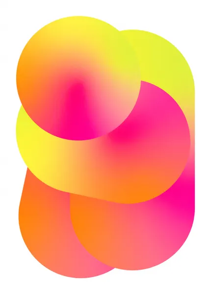 Fluid Neon Gradients by Valeria Castillo
