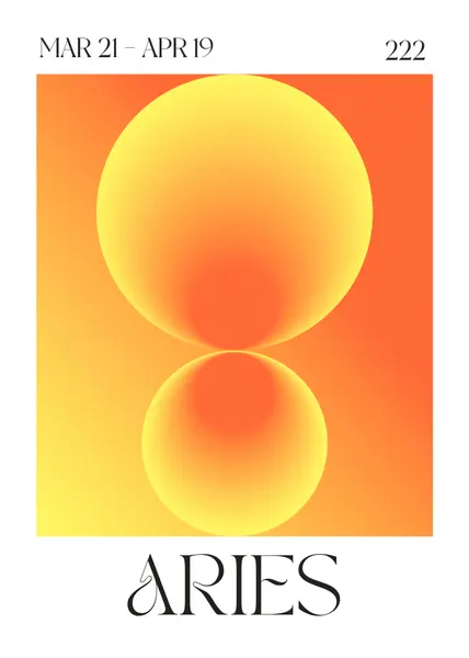 Aries Celestial Orbs by Valeria Castillo