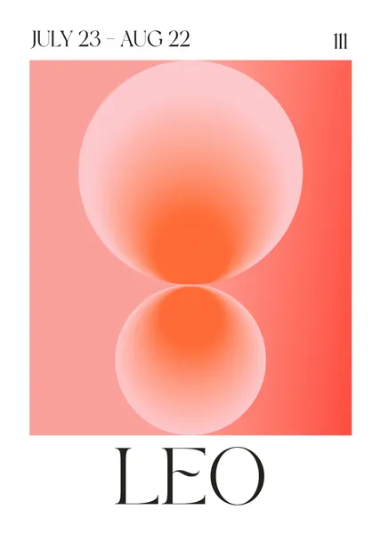 Leo Gradient Spheres by Valeria Castillo