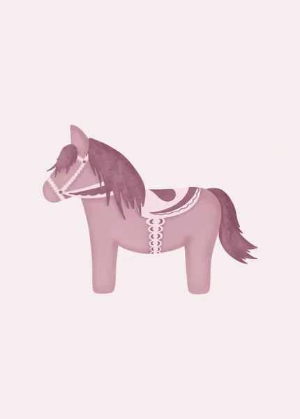 Sweet Pink Pony by Aminah Eleonora