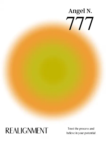 Angel Numbers 777 Aura by Amélie