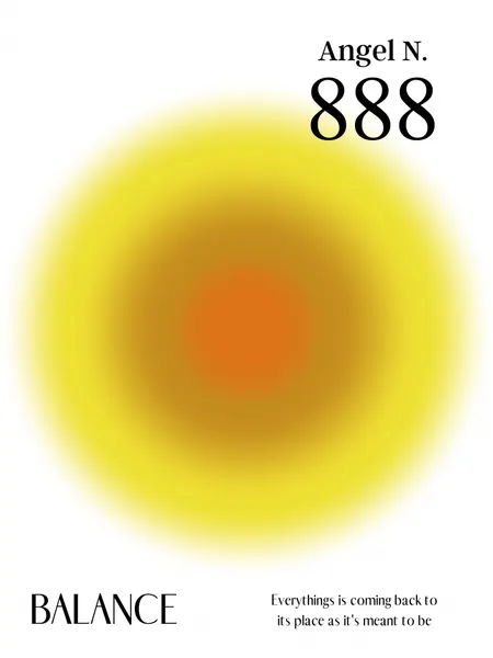 Angel Number 888 Balance by Amélie