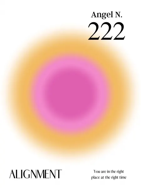 Angel Number 222 Aura by Amélie