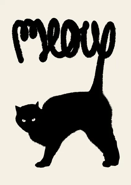 Black Cat Meow by Florent Bodart
