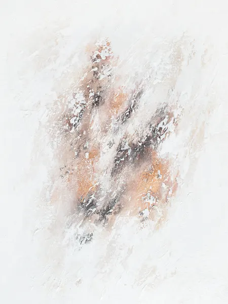Textured Gold Abstract Flow by Alyson Storms