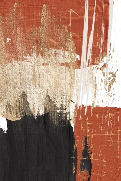 Bold Terracotta Abstract by Sally Ann Moss