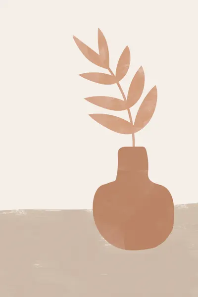 Boho Plant Vase by Melloi Art Prints